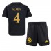 Real Madrid David Alaba #4 Replika Babykläder Tredje matchkläder barn 2023-24 Korta ärmar (+ Korta byxor)